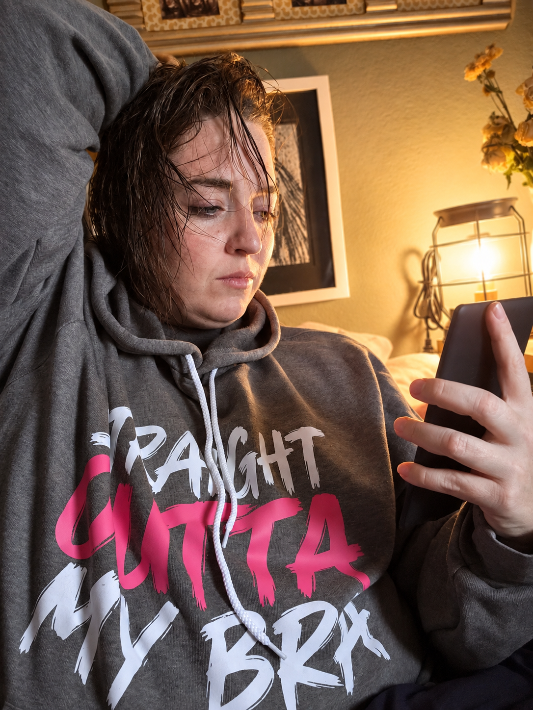 Straight Outta My Bra hoodie